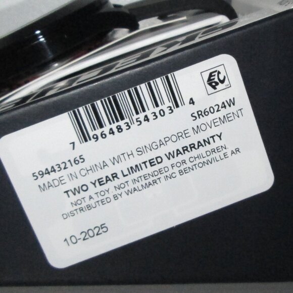 Skechers Women's Rosencrans Midsize Quartz Three-Hand Watch Black SR6024W - Picture 4 of 5